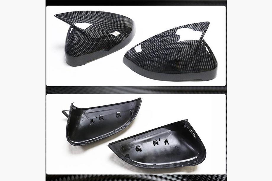 Audi A4 B9 2015–2024 Spiegelkappen set, LHD vervanging (Carbon) V1 Foto 3