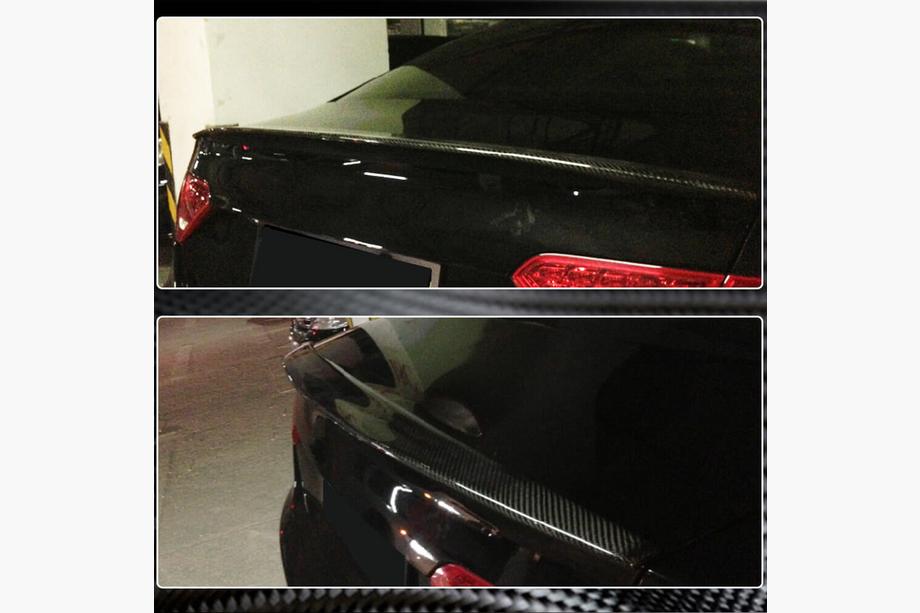 Audi A5 2007–2015 V5 spoiler (voor Coupe, carbon) Foto 3