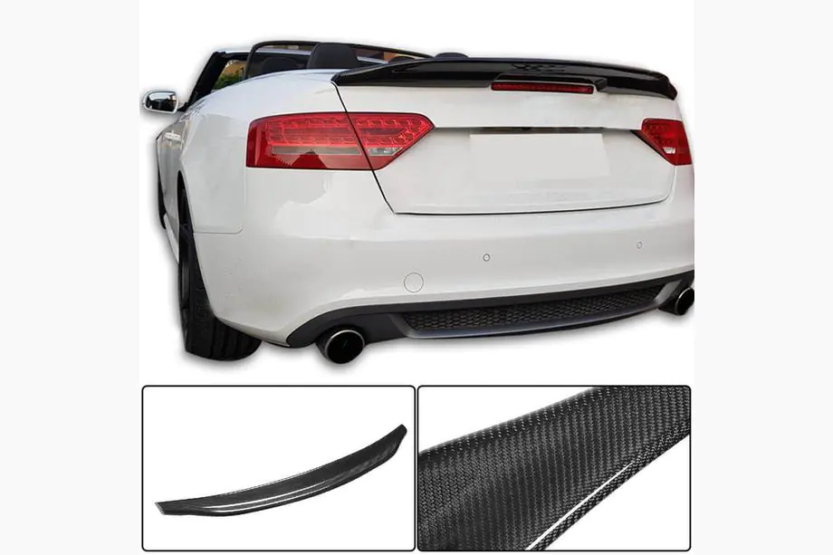 Audi A5 2007–2015 Spoiler V2 (Cabriolet, carbon) Foto 1