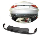 Audi A5 2007–2015 Achterbumper diffuser (voor Base coupé/cabriolet 2007-2011, carbon) foto 1