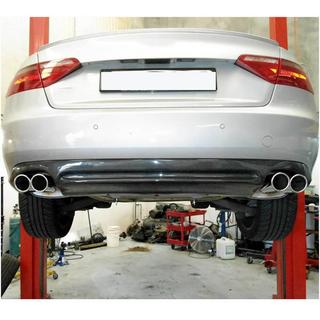 Achterbumper diffuser (voor Base coupé/cabriolet 2007-2011, carbon) foto 2