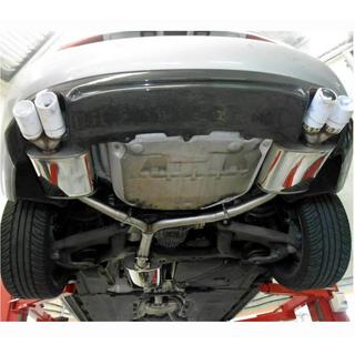 Achterbumper diffuser (voor Base coupé/cabriolet 2007-2011, carbon) foto 3