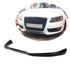 Audi A5 2007–2015 Frontbumper lip Lip V2 (voor Base 2007-2011, carbon) foto 1