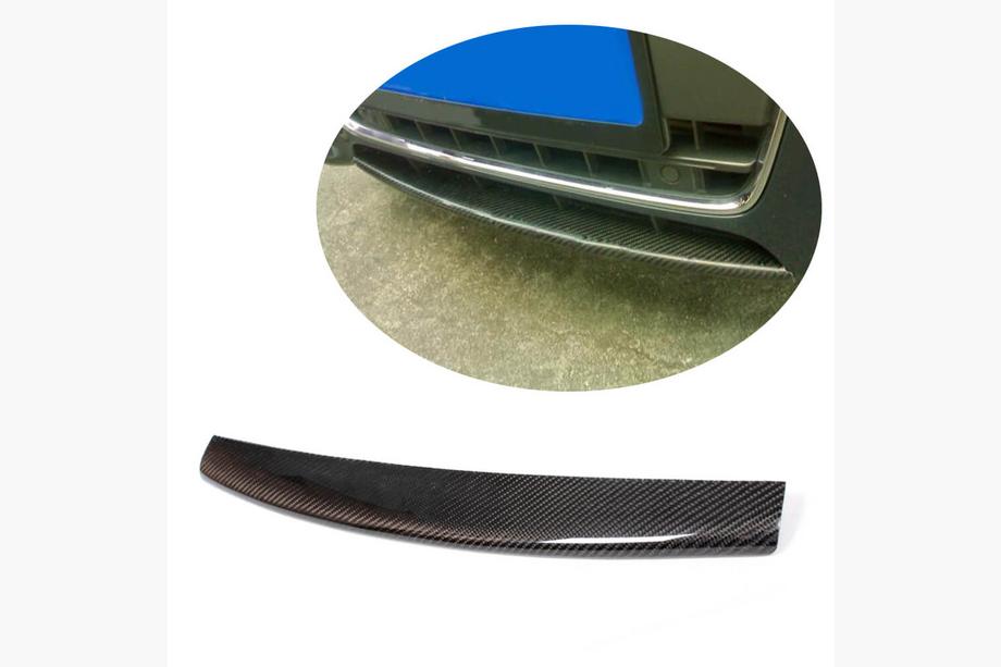 Audi A5 2007–2015 Voorbumper lip Lip V1 (voor Base 2007-2011, carbon) Image