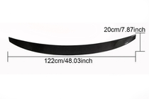 Audi A5 2016–2025 V6 spoiler (voor Sportback, carbon) foto 6