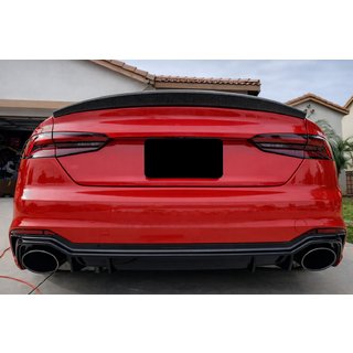 V6 spoiler (voor Sportback, carbon) foto 2