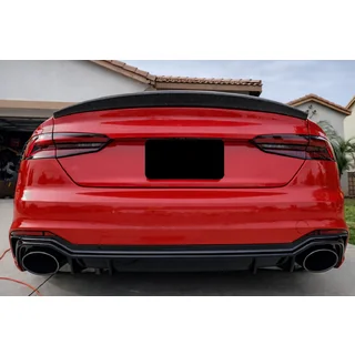 V6 spoiler (voor Sportback, carbon) foto 2