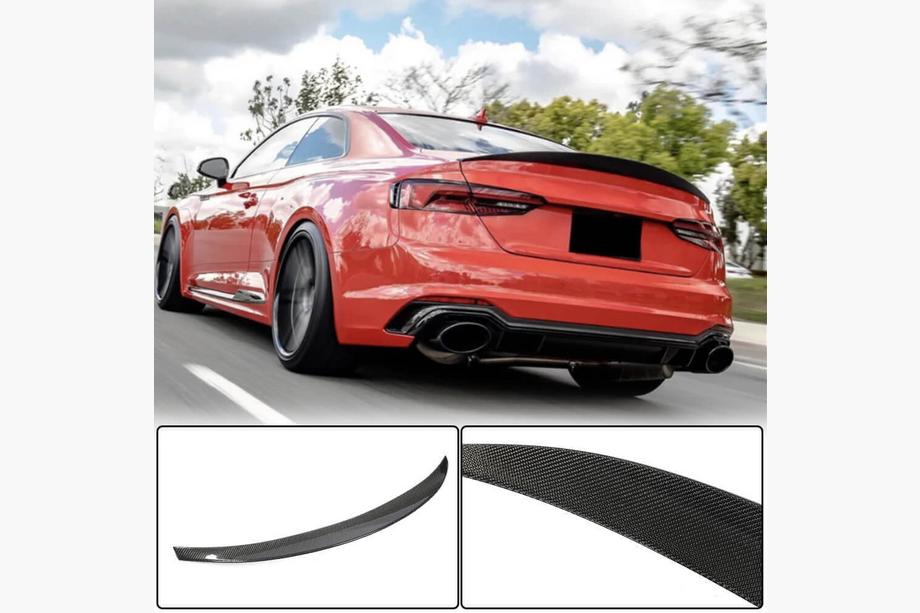 Audi A5 2016–2025 Spoiler V5 (voor coupé, carbon) Foto 1