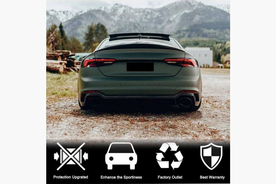 Audi A5 2016–2025 Spoiler V5 (voor coupé, carbon) Foto 3
