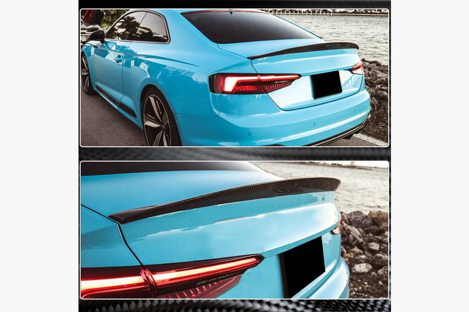 Audi A5 2016–2025 Spoiler V5 (voor coupé, carbon) Foto 4