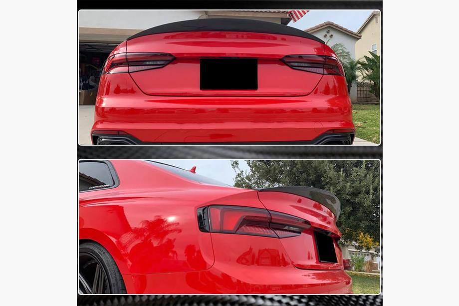 Audi A5 2016–2025 Spoiler V5 (voor coupé, carbon) Foto 5