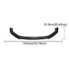 Audi A5 2016–2025 Voorbumper frontlip Lip V2 (voor S-Line 2016-2020, carbon) foto 8
