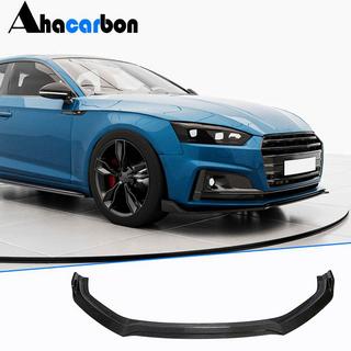 Voorbumper frontlip Lip V2 (voor S-Line 2016-2020, carbon) foto 1