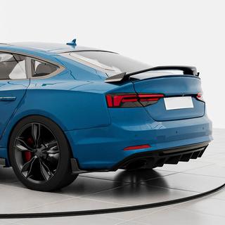 Achterbumper diffuser V3 (voor S-Line 2016-2020, carbon) foto 4