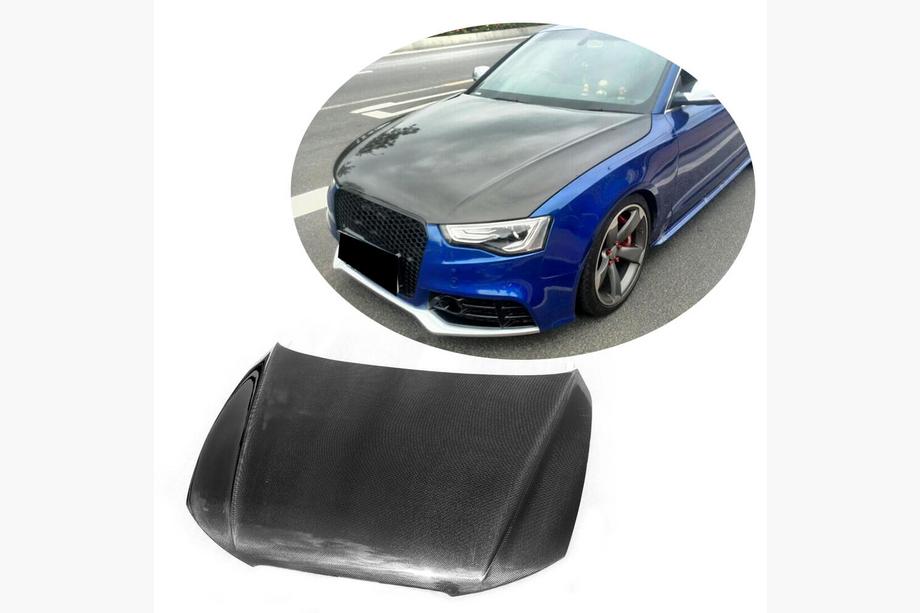 Audi A5 2007–2015 Motorkap (2012-2015, carbon) Foto 1