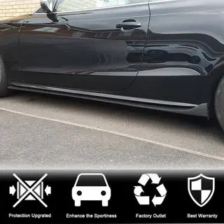 Sideskirts (Coupé/Cabriolet, carbon) Audi A5 2007–2015 foto 2