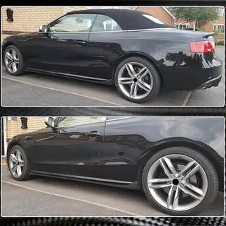 Sideskirts (Coupé/Cabriolet, carbon) Audi A5 2007–2015 foto 3