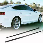 Audi A5 2016–2025 Side skirts 2016-2020 V2 (voor Sportback, carbon) foto 1