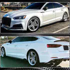 Audi A5 2016–2025 Side skirts 2016-2020 V2 (voor Sportback, carbon) foto 6