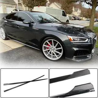 Side skirts 2016-2020 V2 (voor Sportback, carbon) Audi A5 2016–2025 foto 2