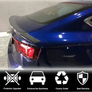 V2 spoiler (voor Sportback, carbon) foto 3