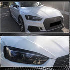 Audi A5 2016–2025 Koplamp wenkbrauwen (carbon) foto 5