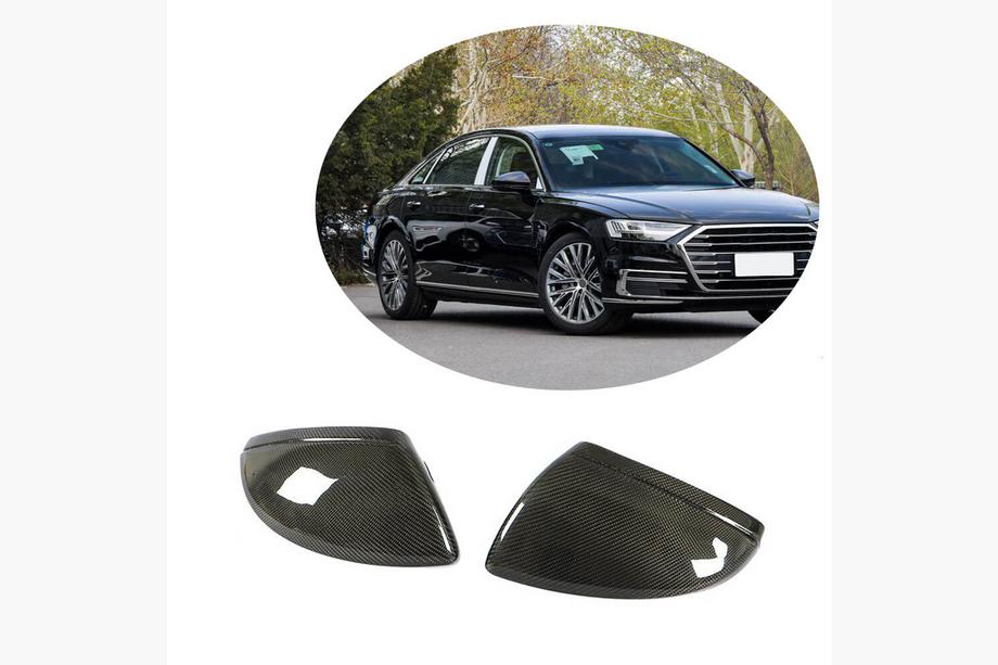 Audi A6 C8 2018–2025 Spiegelkappen Replacement Style (Carbon) V2 Image