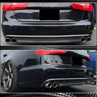 Audi A6 C7 2011–2017 Achterbumperdiffuser carbon (voor Base 2011-2014) foto 3