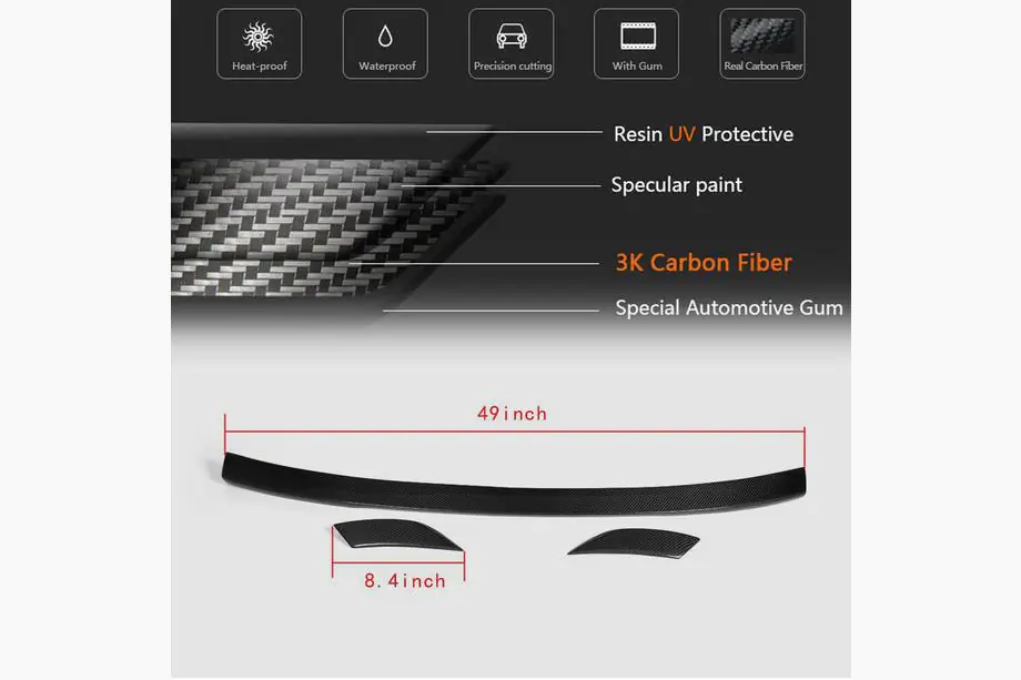 Audi A6 C7 2011–2017 Lipspoiler V4 (carbon) Foto 5
