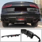 Audi A6 C7 2011–2017 Achterbumper diffuser carbon (voor Base 2014-2018) foto 1