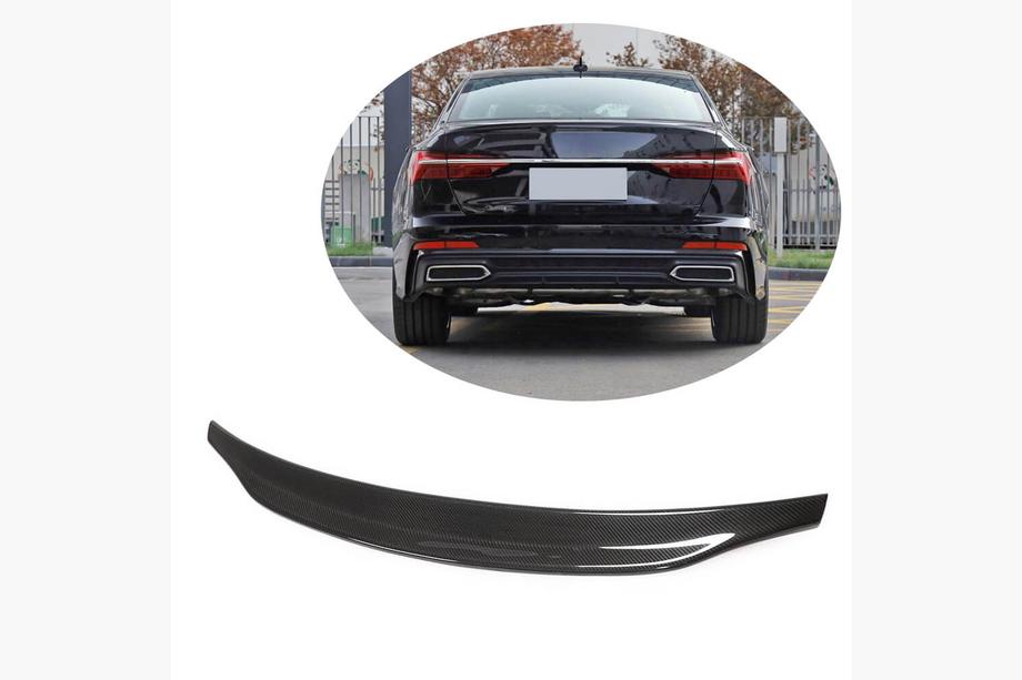 Audi A6 C8 2018–2025 V4 spoiler (voor Sedan, carbon) Image