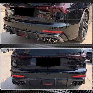 Achterbumper diffuser (voor Base Sedan 2018-2023, carbon) foto 4