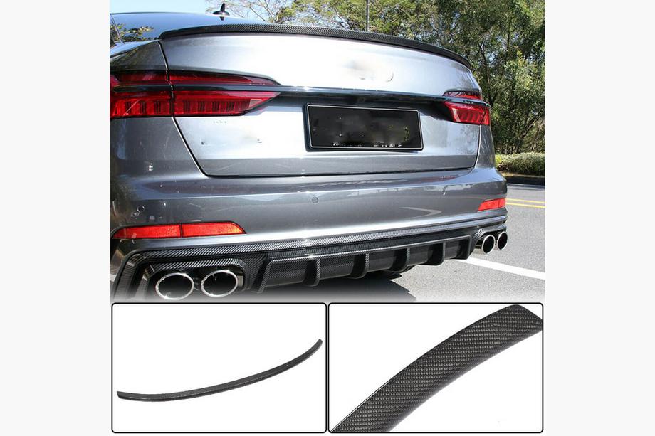 Audi A6 C8 2018–2025 Spoiler V3 (voor Sedan, carbon) Image