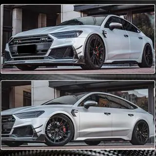 Spatbordkappen (2018-2022, dry carbon) Audi A7 2018– foto 3