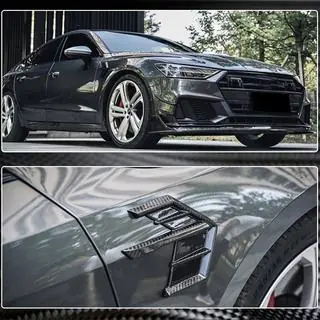 Spatbordkappen (2018-2022, dry carbon) Audi A7 2018– foto 4