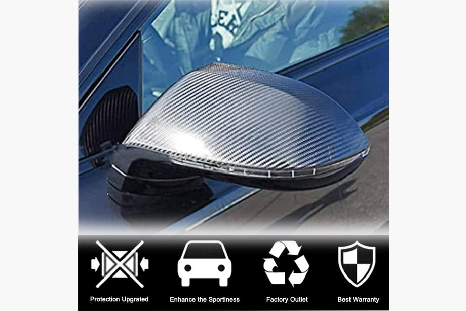 Audi A7 2010–2018 Vervanging buitenspiegelkappen, set (Carbon) V2 Foto 3