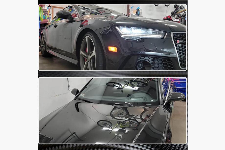 Audi A7 2010–2018 Vervanging buitenspiegelkappen, set (Carbon) V2 Foto 4