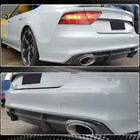 Audi A7 2010–2018 Achterbumper diffuser V3 (voor S-Line, 2010-2014, carbon) foto 4