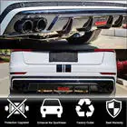 Audi Q8 2018– Achterbumper diffuser (carbon) foto 2