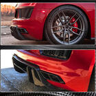 Audi R8 2015– Achterbumper diffuser V1 (2015-2020, Carbon) foto 3