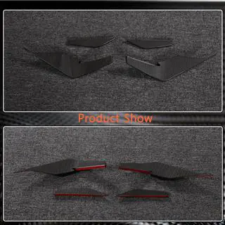 Front bumper lip V2 (2023+, carbon) foto 3