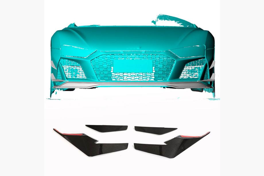 Audi R8 2015– Front bumper lip V2 (2023+, carbon) Image