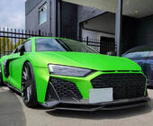 Audi R8 2015– Front bumper lipspoiler Lip V1 (2023+, Carbon) foto 7