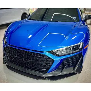 Front bumper lipspoiler Lip V1 (2023+, Carbon) foto 3