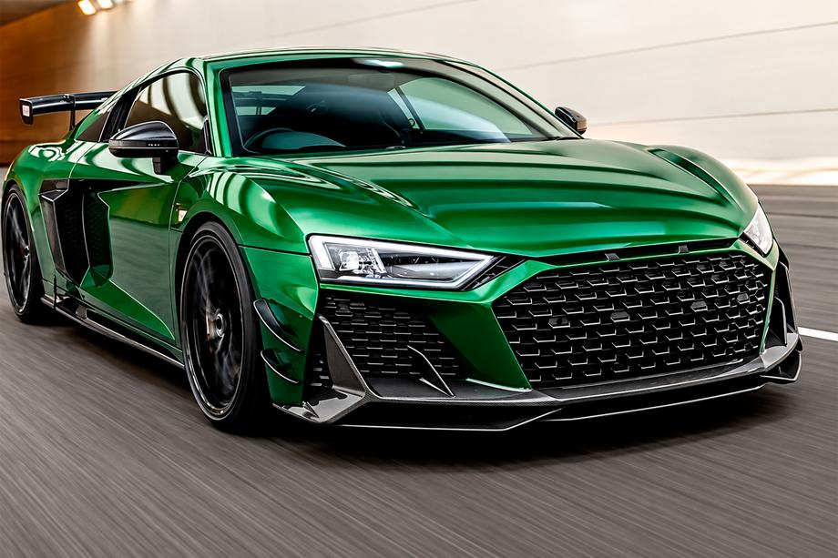 Audi R8 2015– Front bumper lipspoiler Lip V1 (2023+, Carbon) Image