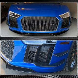 Voorbumper lip V3 (2015-2020, Carbon) foto 4