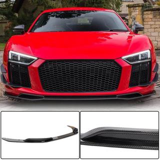 Voorbumper frontlip Lip V3 (2015-2020, Carbon) foto 1