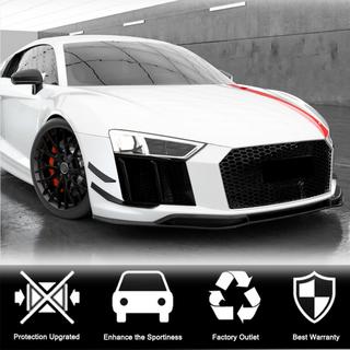 Voorbumper frontlip Lip V3 (2015-2020, Carbon) foto 3