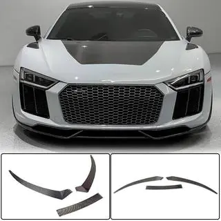 Voorbumper lip spoiler Lip V1 (2015-2020, Carbon)