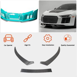 Voorbumper lip spoiler Lip V1 (2015-2020, Carbon) foto 2
